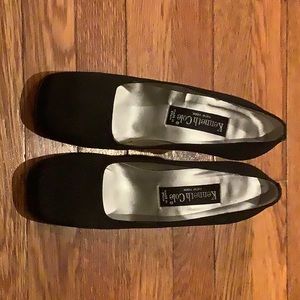 Keneth cole square toe black pumps